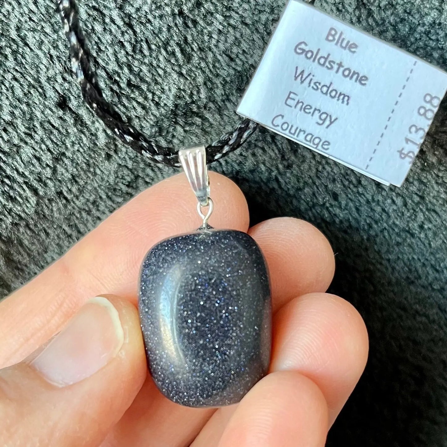 Blue Goldstone Necklace NCK-2878 Shop Wholesale Crystals