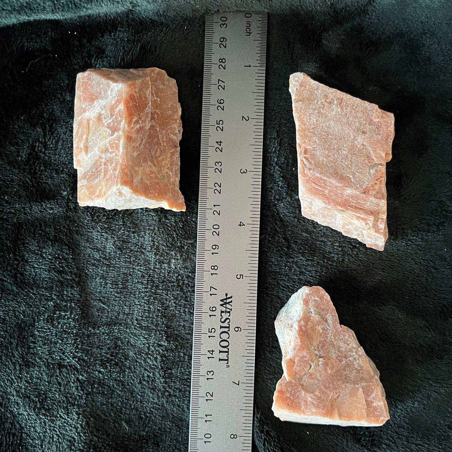 Peach Moonstone Raw Chunk (Approx. 2 1/2” - 3 1/2”) 1247