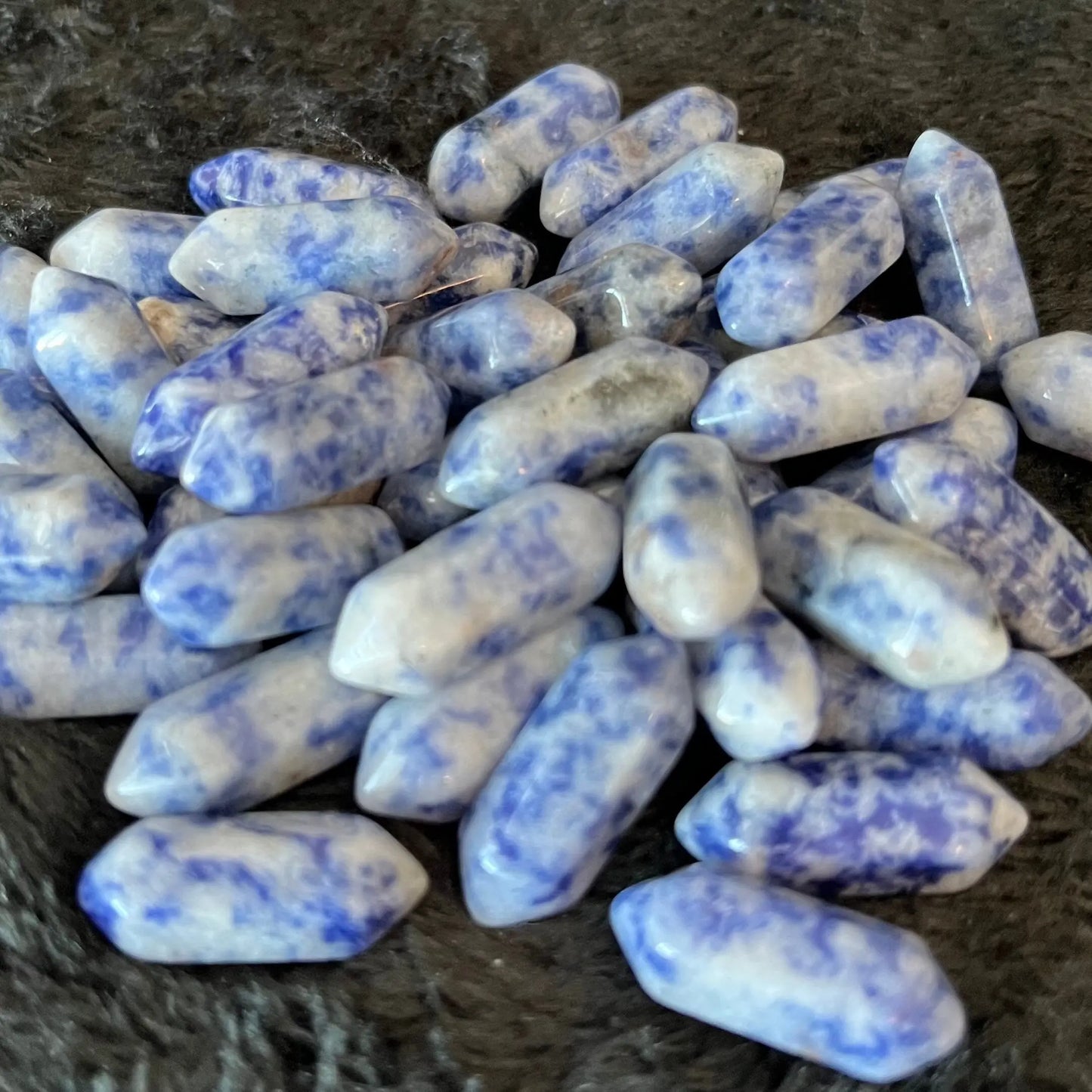 Blue Dot Stone  Double Terminated Crystal Point (Approx. 3/4”) T-0087 Shop Wholesale Crystals