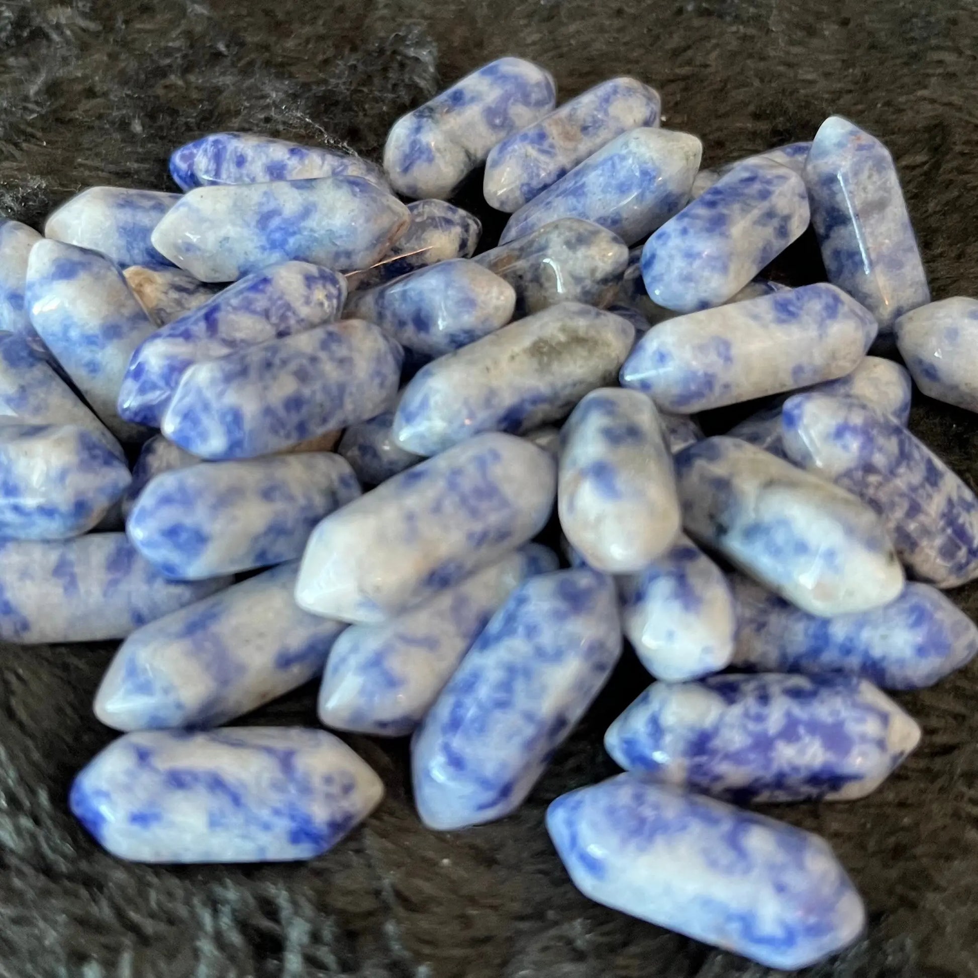 Blue Dot Stone  Double Terminated Crystal Point (Approx. 3/4”) T-0087 Shop Wholesale Crystals