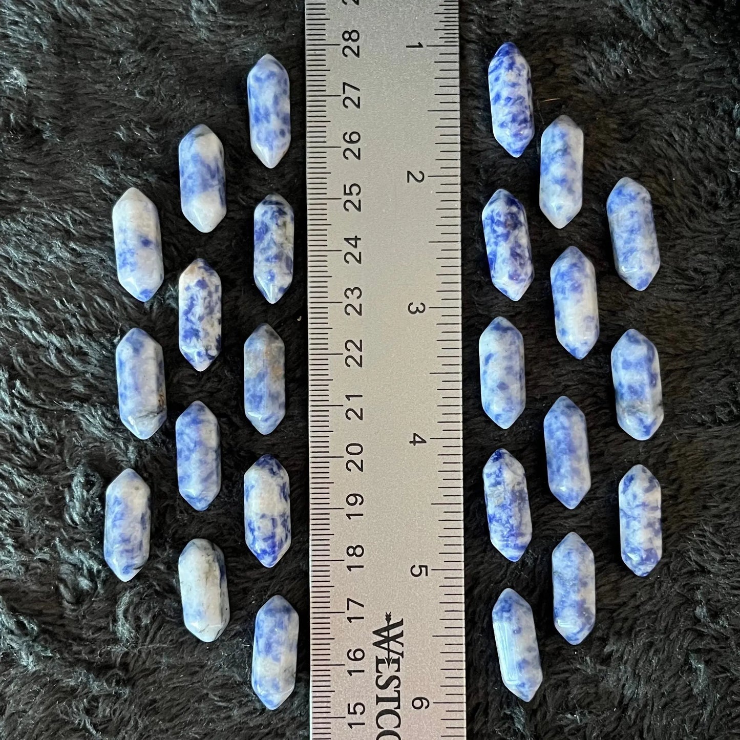 Blue Dot Stone  Double Terminated Crystal Point (Approx. 3/4”) T-0087 Shop Wholesale Crystals
