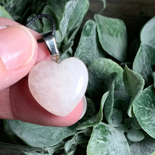 Rose Quartz Heart Necklace NCK-2901 Shop Wholesale Crystals
