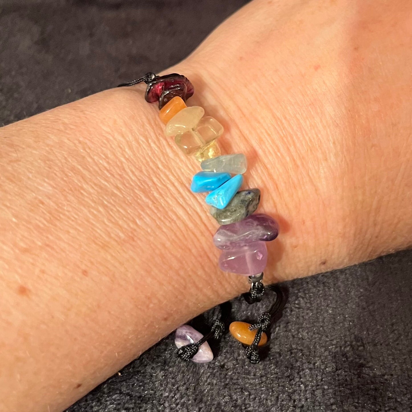 Chakra Stone Friendship Bracelet BRC-0045