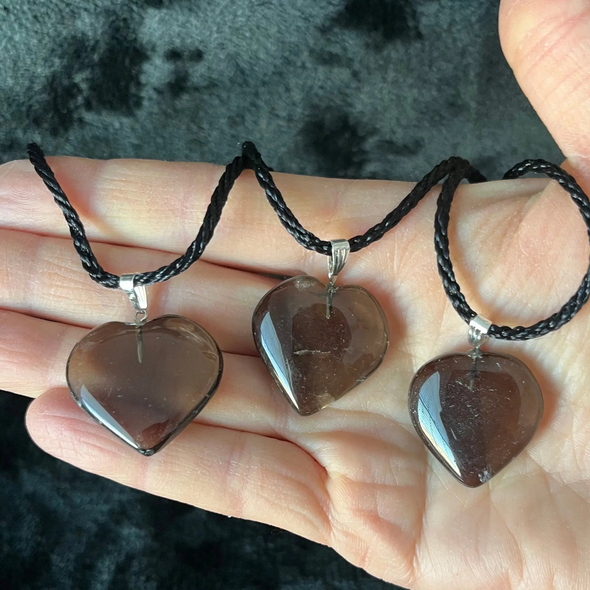 Smoky Quartz Heart Necklace NCK-2922 Shop Wholesale Crystals