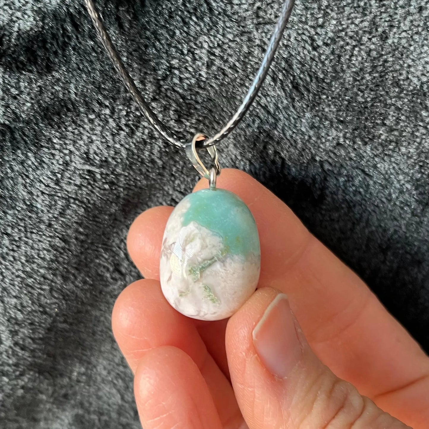Green Sakura Agate Necklace NCK-2885 Shop Wholesale Crystals