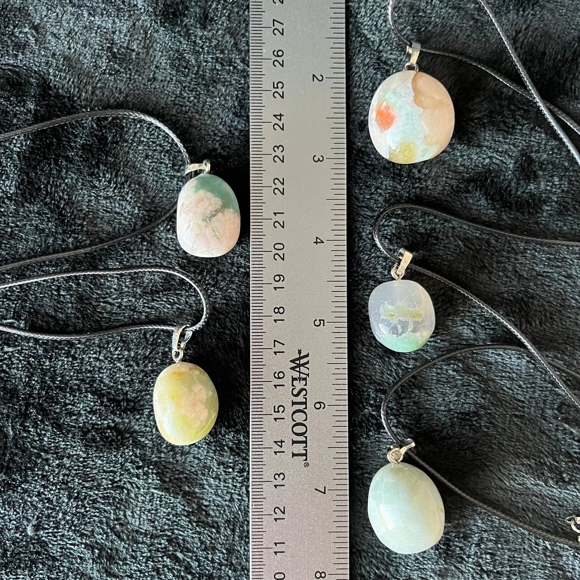 Green Sakura Agate Necklace NCK-2885 Shop Wholesale Crystals