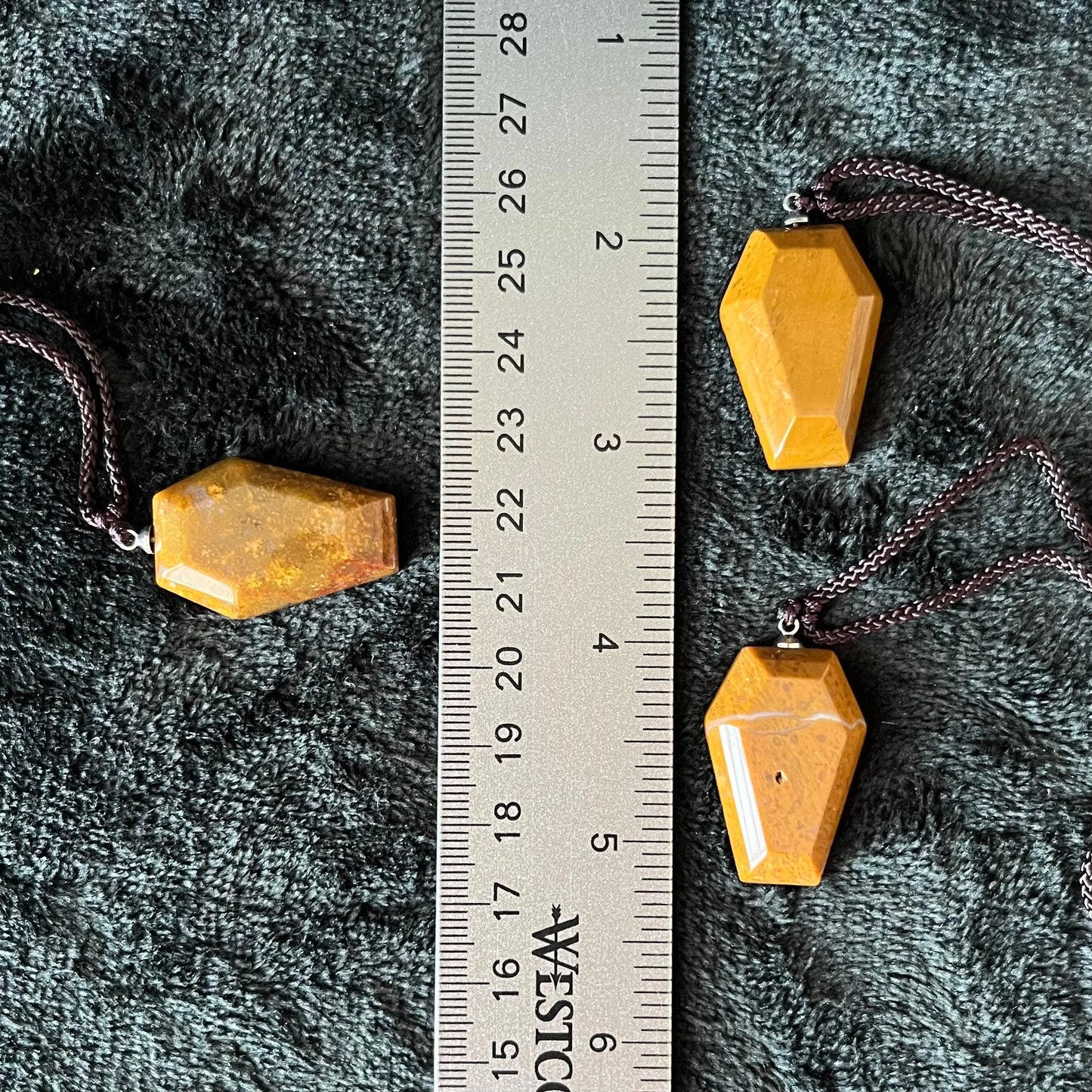 Golden Yellow Jasper Coffin Necklace NCK-2882 Shop Wholesale Crystals