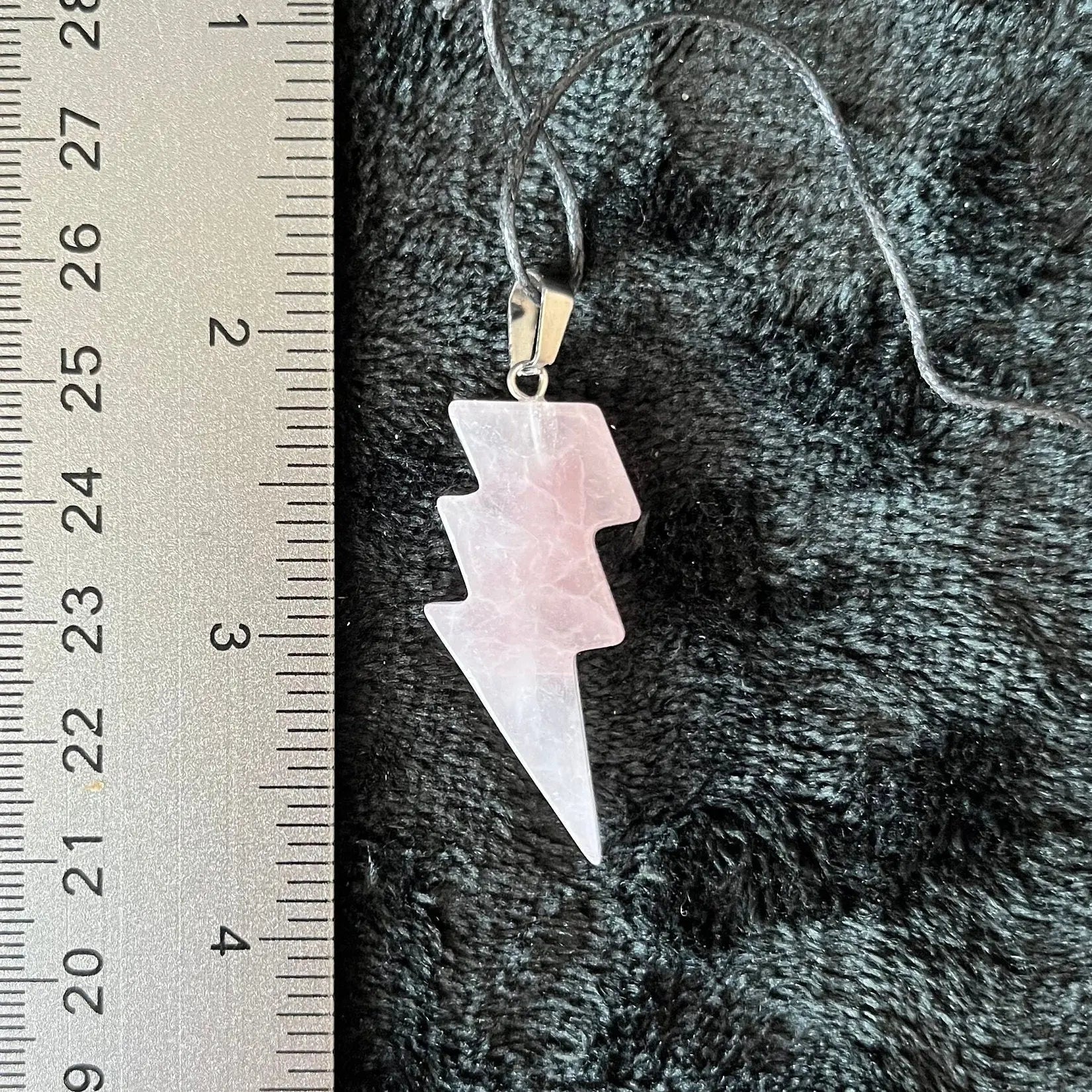 Rose Quartz Lightning Bolt NCK-2891 Shop Wholesale Crystals