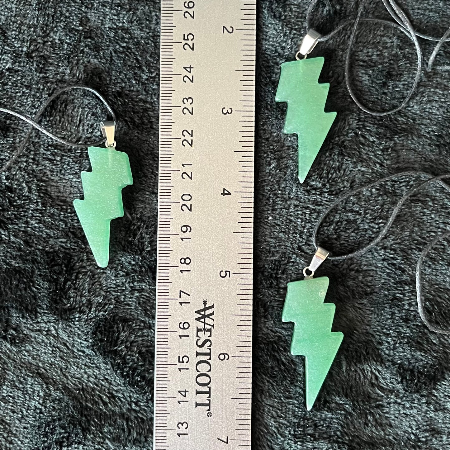 Green Aventurine Lightning Bolt NCK-2896