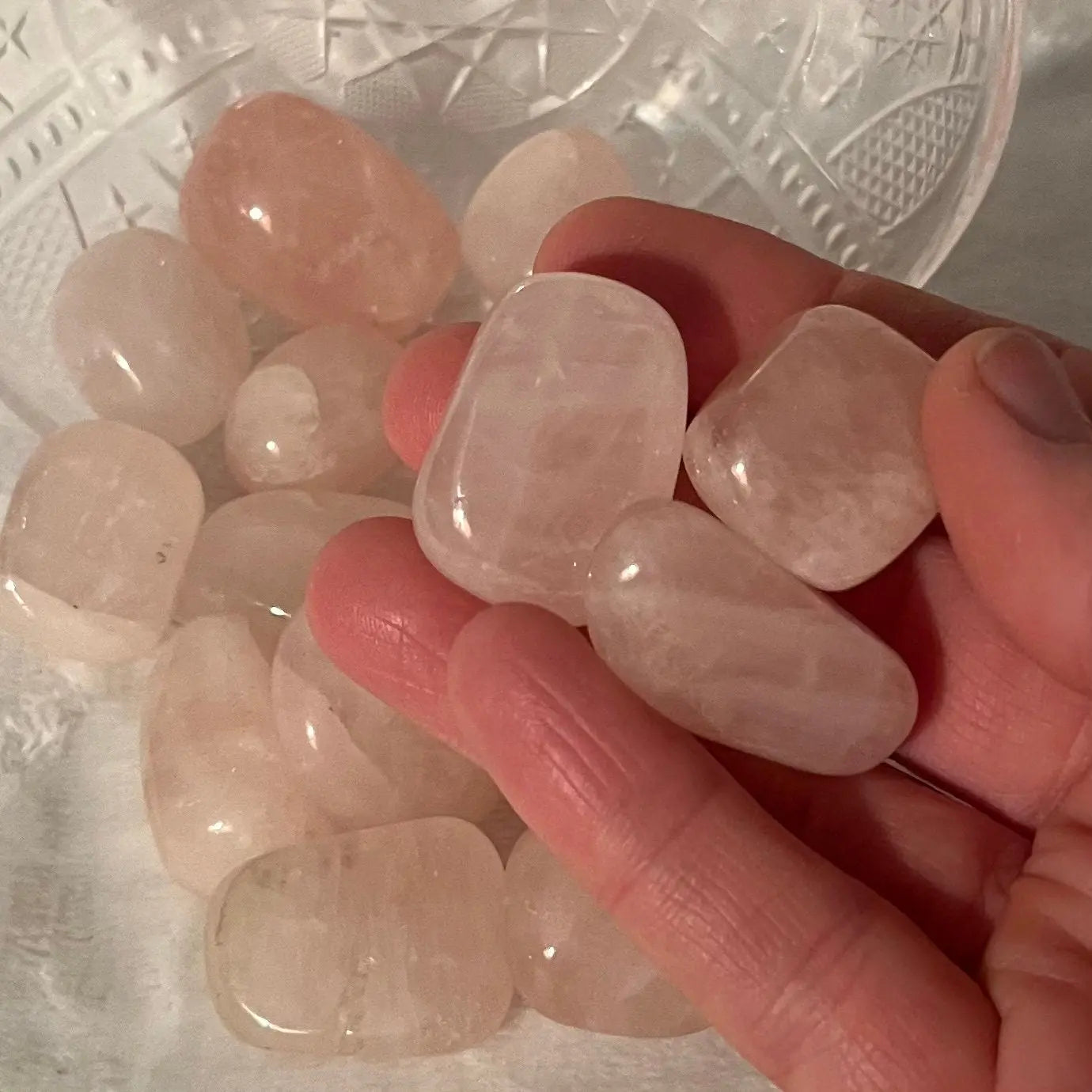 Rose Quartz Tumbled Stone (Approx. 1” - 1 1/4”) BIN-1519 Shop Wholesale Crystals