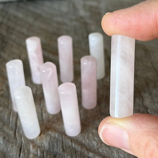 Rose Quartz Column (Approx. 35mm X 11mm) 0167 Shop Wholesale Crystals