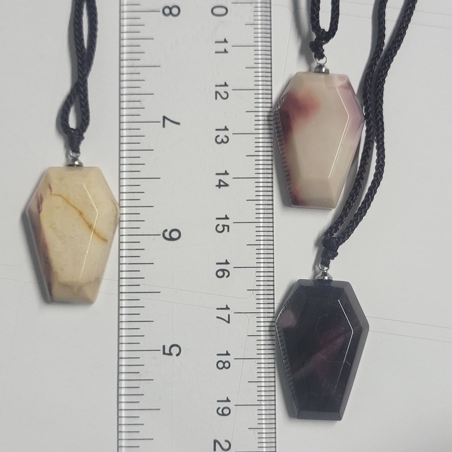 Mookaite Jasper Coffin Necklace   NCK-2881