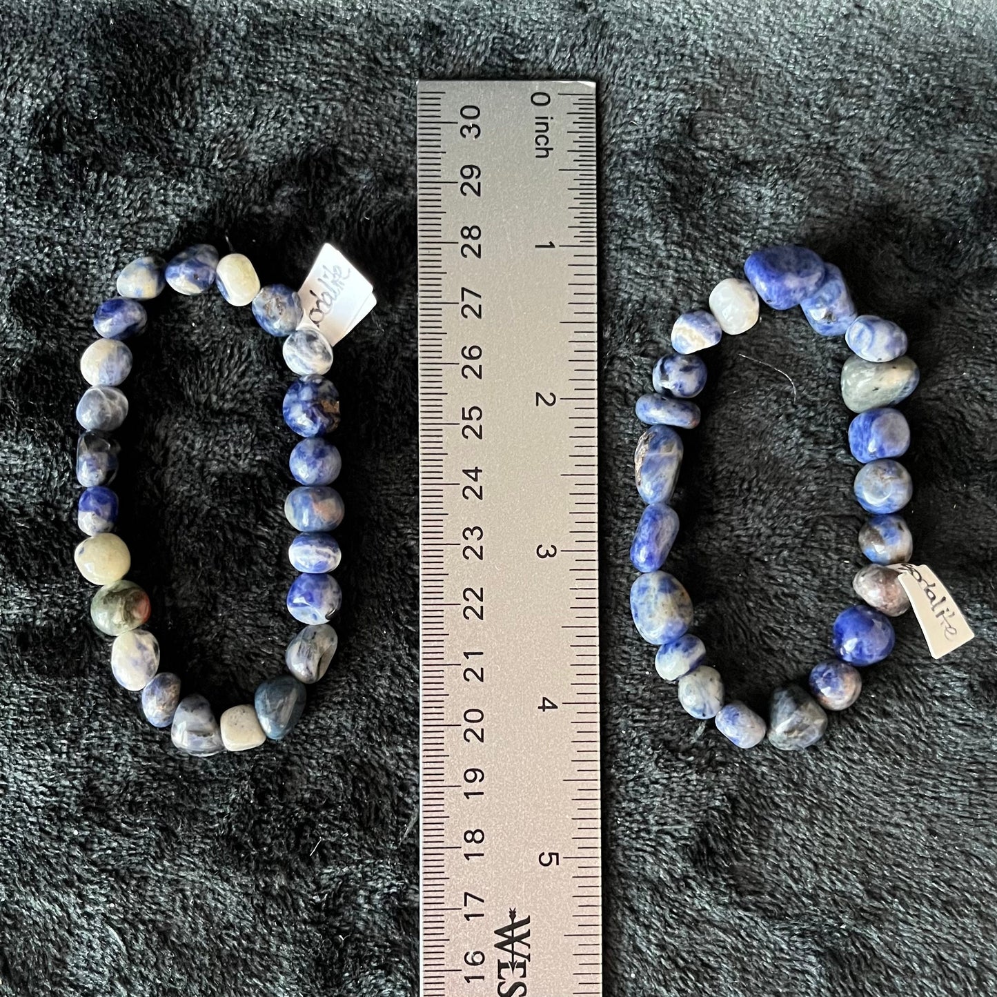 Sodalite Chunky Pebble Bracelet BRC-0002