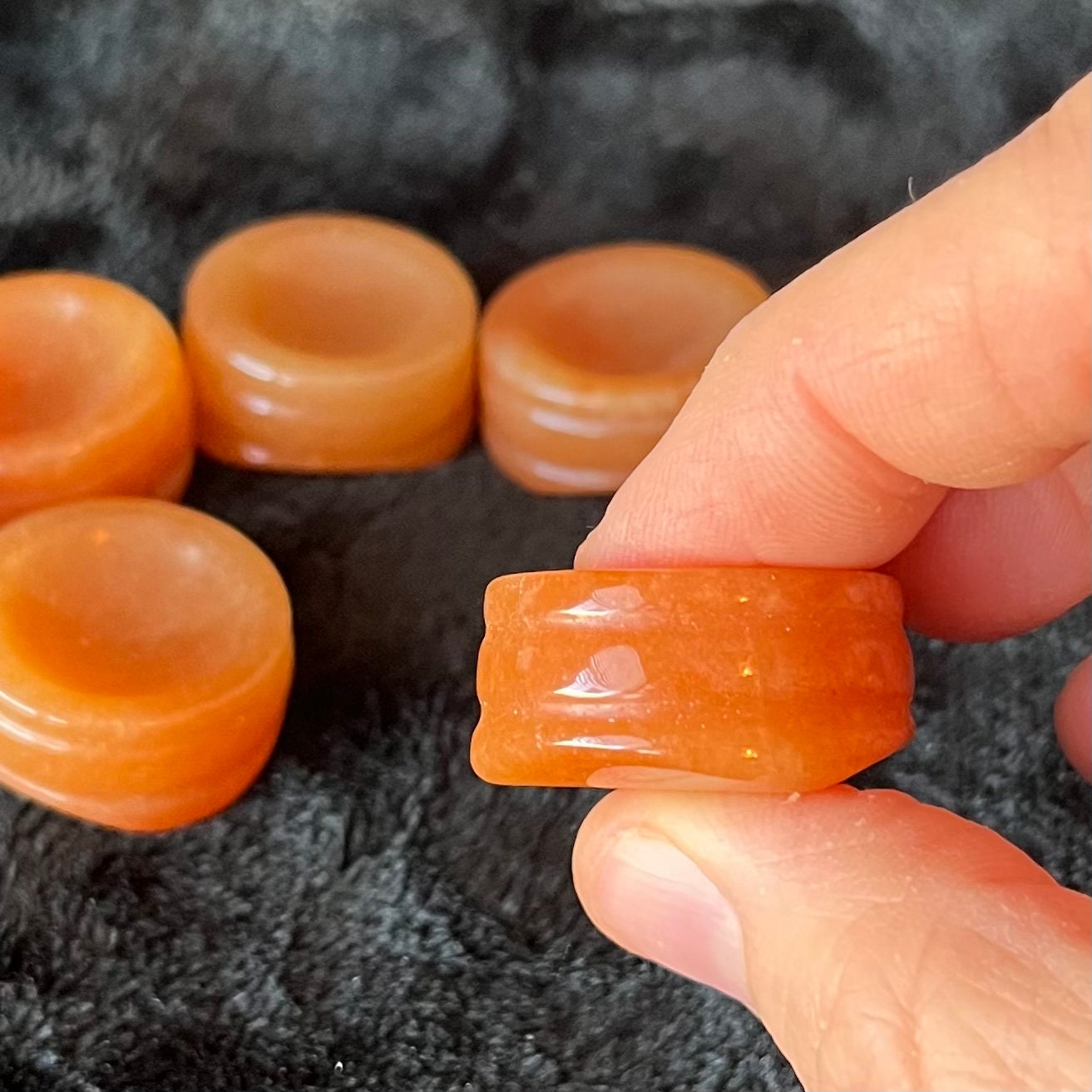 Orange Aventurine Sphere Stand (Approx 1”) 1685