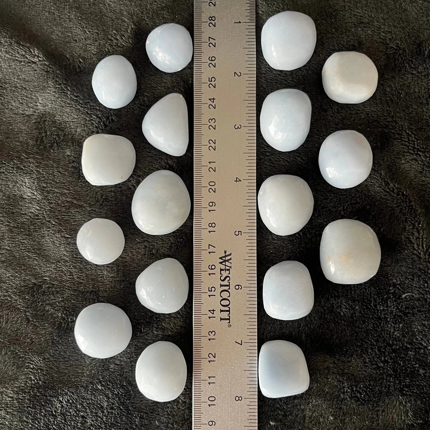 Angelite Tumbled Stone (Approx. 3/4”- 1”) BIN-1497 Shop Wholesale Crystals