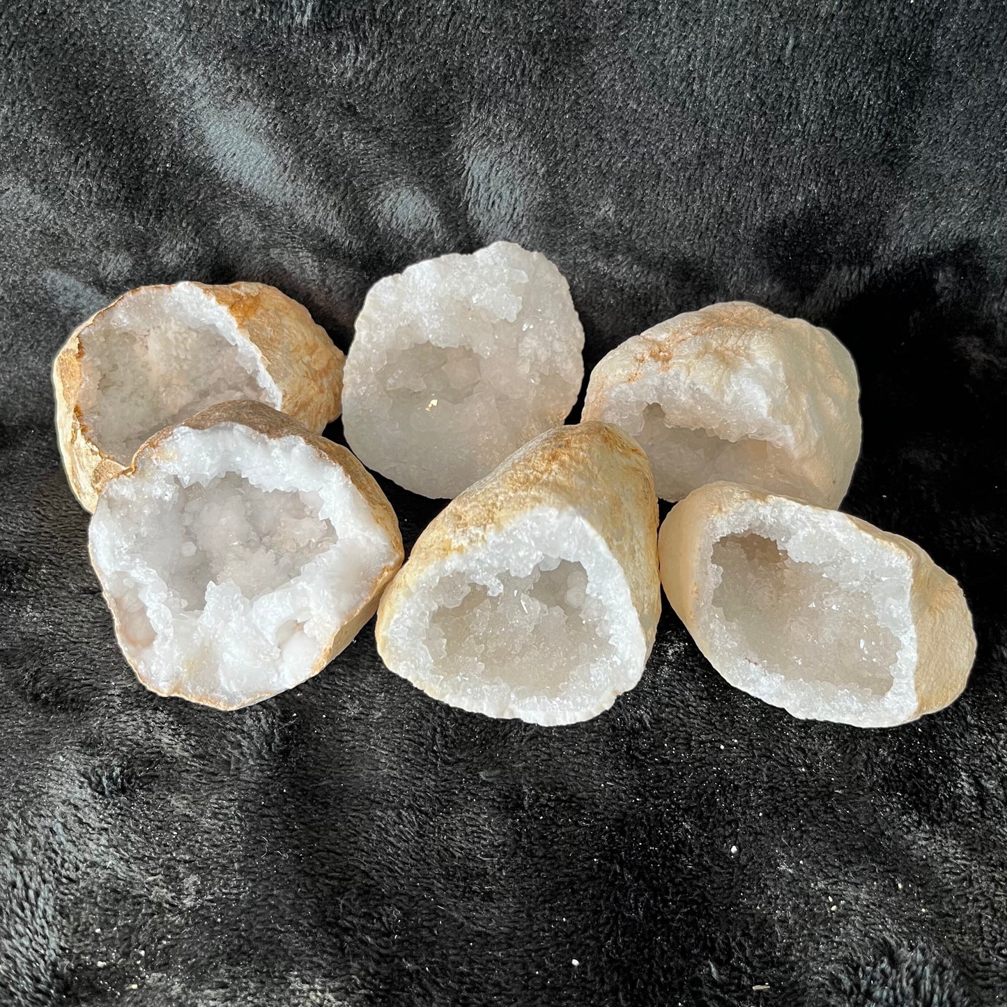 Morrocan Calcite Geode (Approx. 2 1/4” - 3 1/2”) 1697