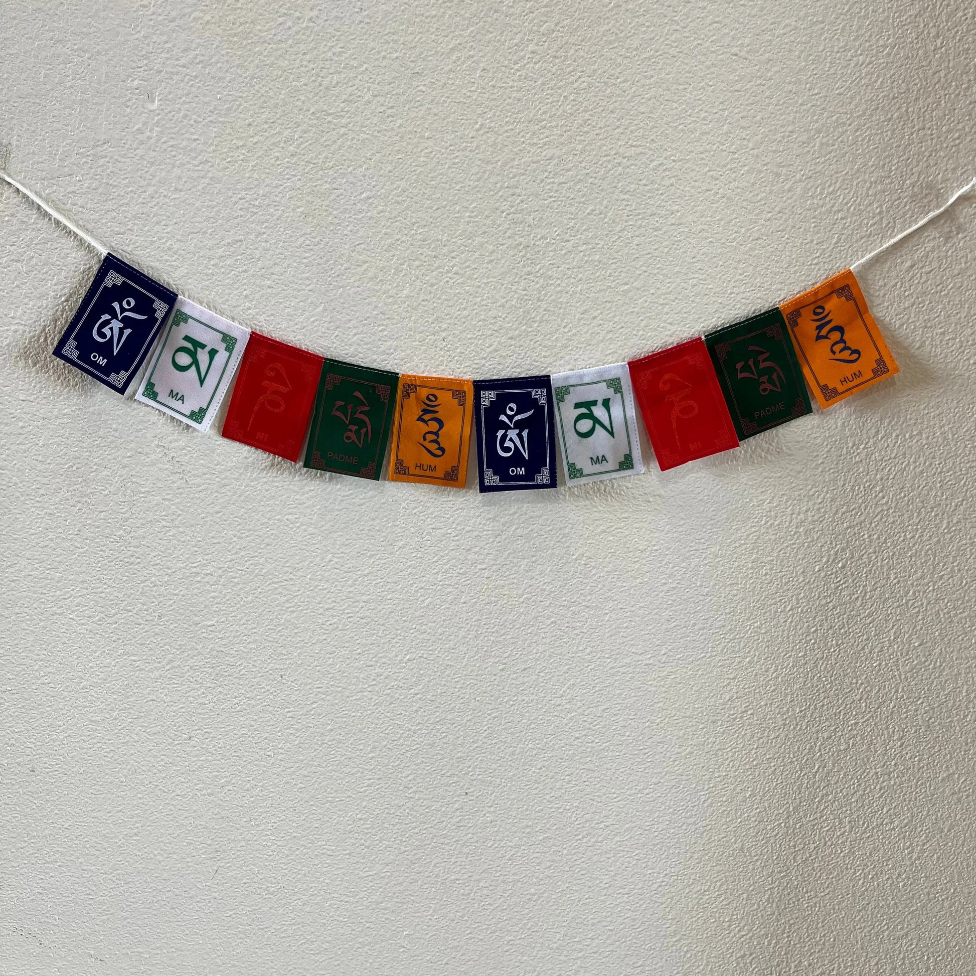 Tibetan Prayer Flags (Approx. 2” X 3”)  1703 Shop Wholesale Crystals