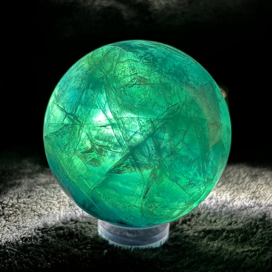 Blue Fluorite Sphere (Approx. 65-70mm) 1696