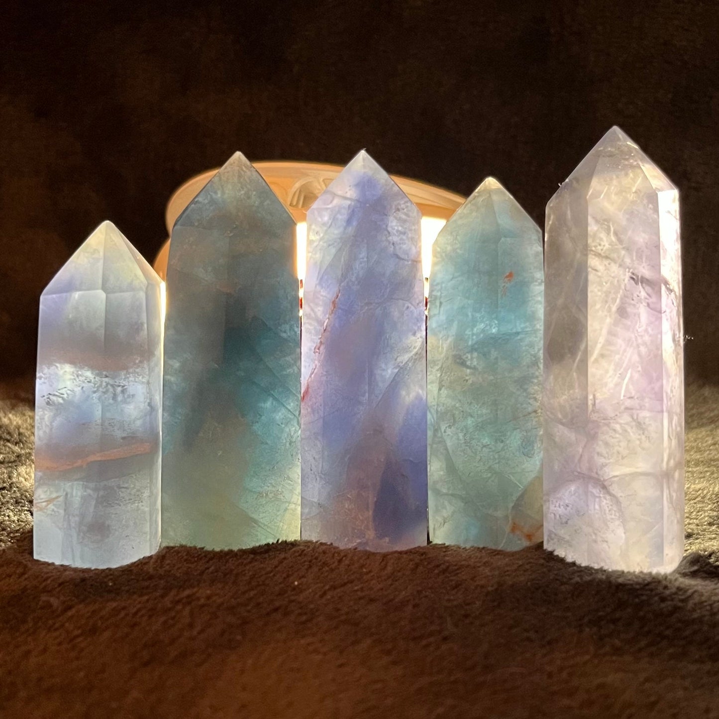 Blue Fluorite Obelisk (Approx. 2 1/4” - 2 3/4”) 0909