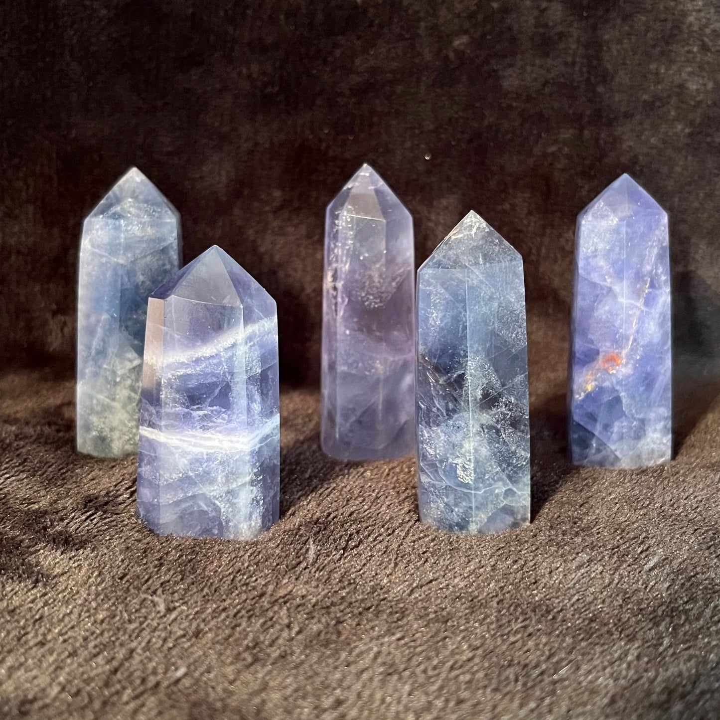 Blue Fluorite Obelisk (Approx. 2 1/4” - 2 3/4”) 0909