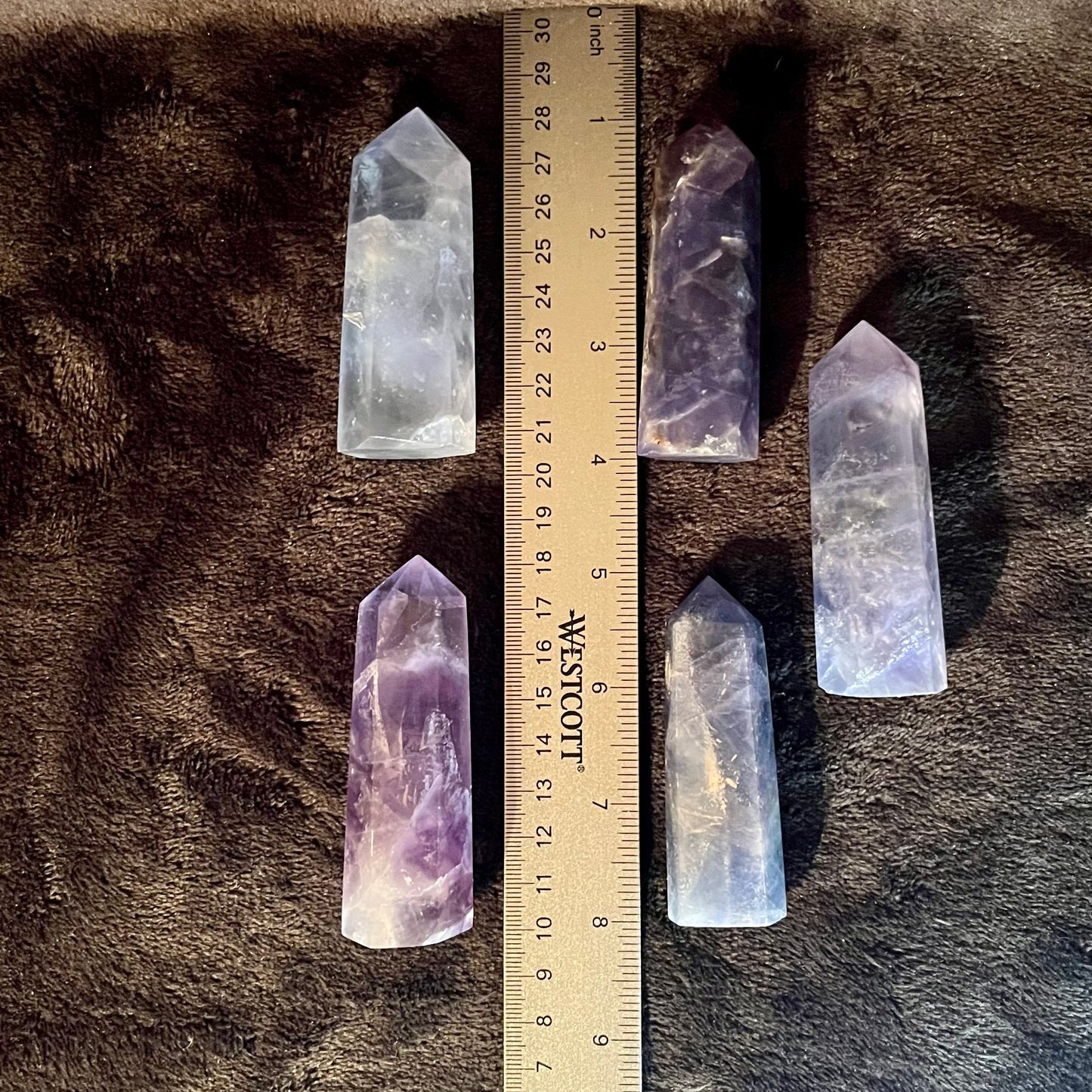 Blue Fluorite Obelisk (Approx. 3” - 3 1/2”) 0910