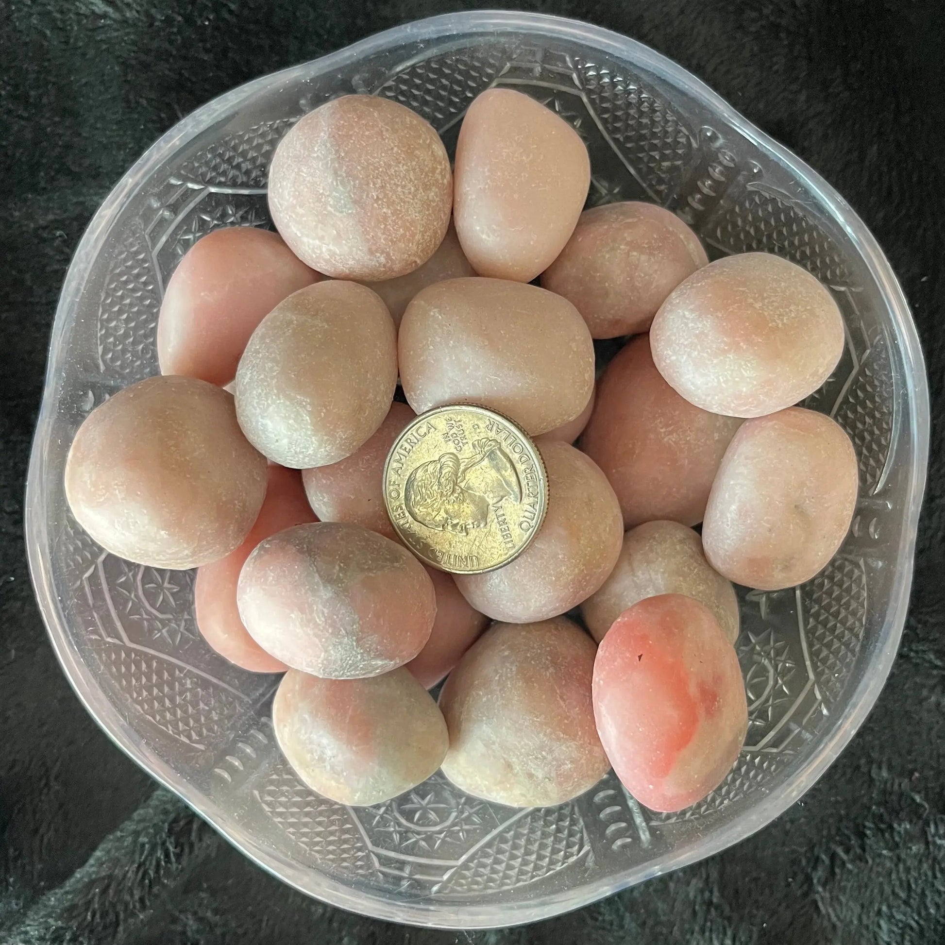 Pink Opal Tumbled Stone (Approx. 1 1/8” - 1 1/2”) 1545 Shop Wholesale Crystals