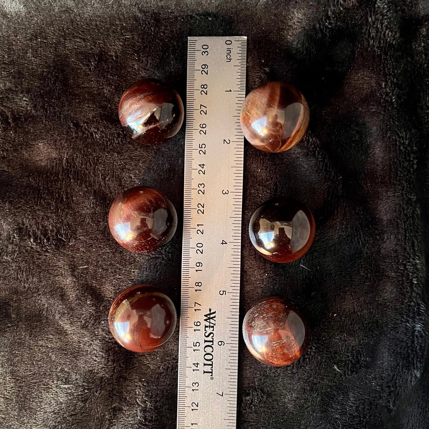 Red Tiger Eye Sphere (Approx. 30-33mm) 1241 Shop Wholesale Crystals