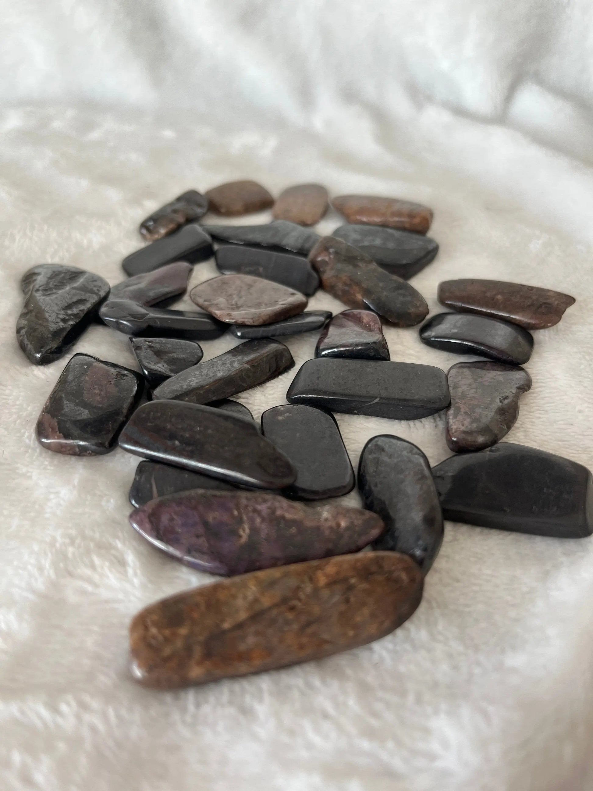 Black Sugilite Tumbled Stone (Approx. 3/4” - 1 1/4”)  0687 Shop Wholesale Crystals