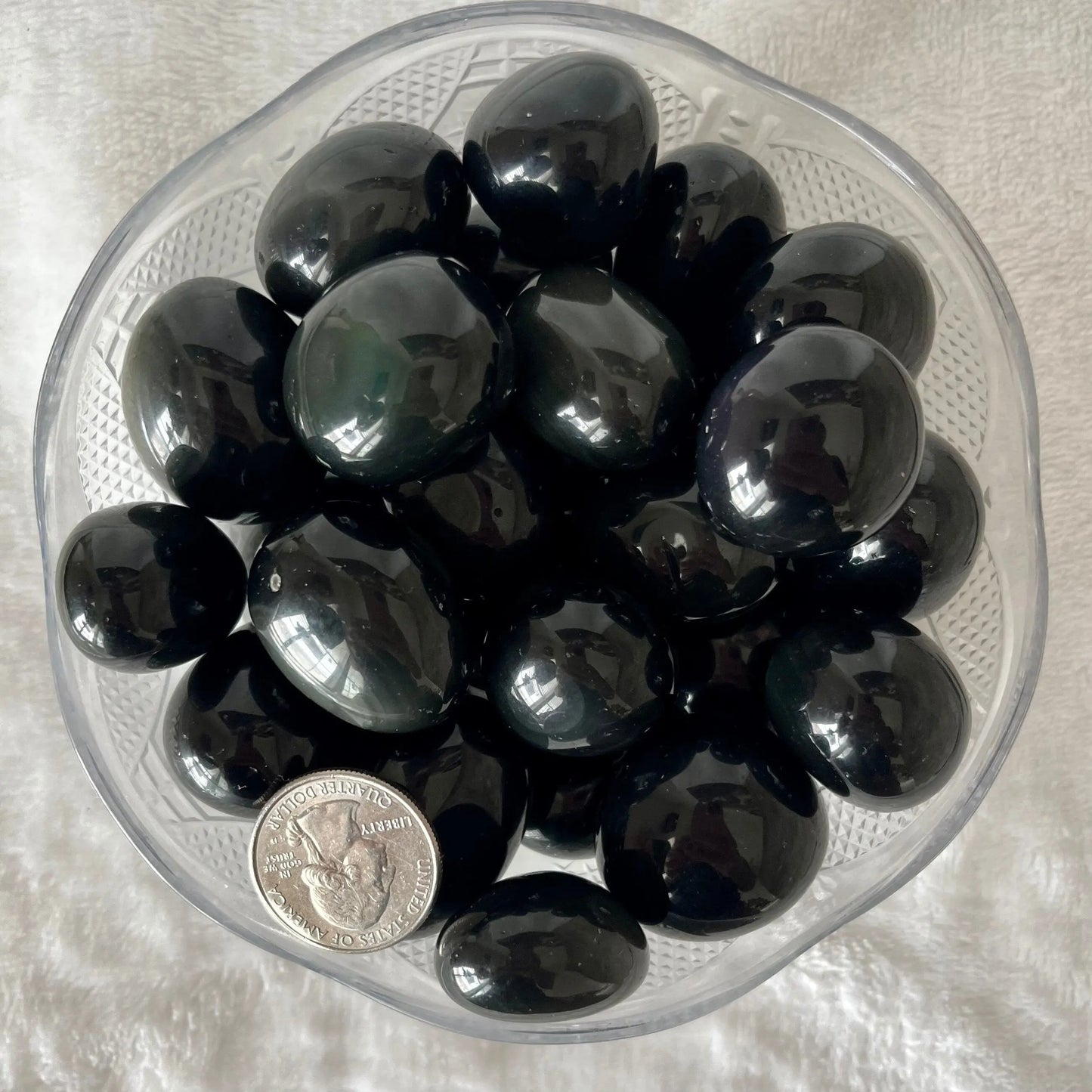 Rainbow Obsidian Tumbled Stone (Approx. 1 1/8” - 1 1/4”) 1539 Shop Wholesale Crystals