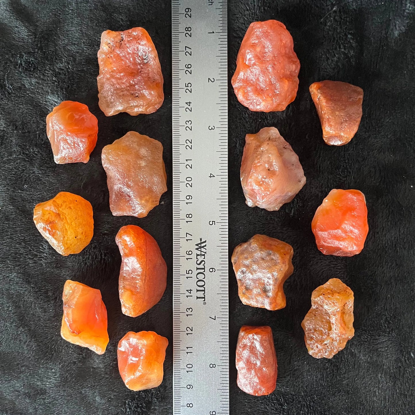 Carnelian Agate Raw Chunk (Approx. 1 1/4” - 1 1/2”) 1240 Shop Wholesale Crystals