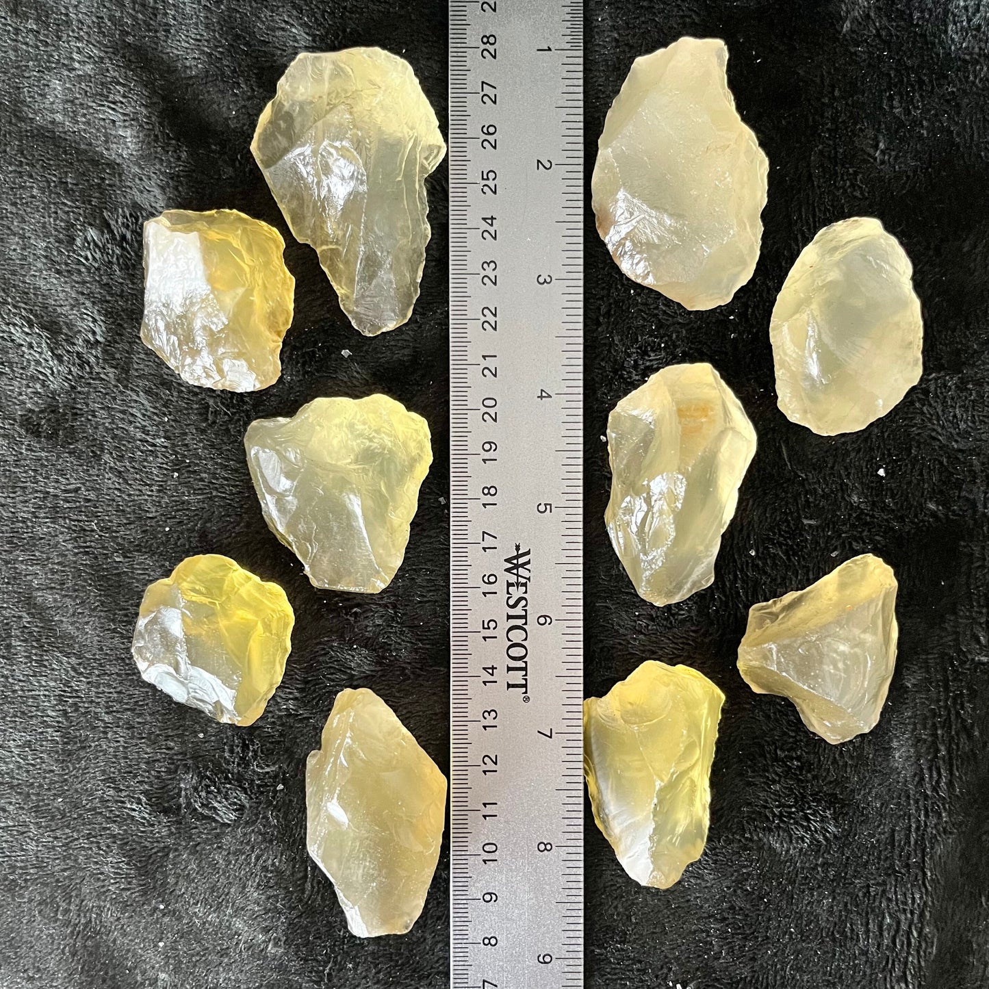 Citrine Raw Chunk, Natural  (Approx 1 1/2” - 1 3/4”") 1239