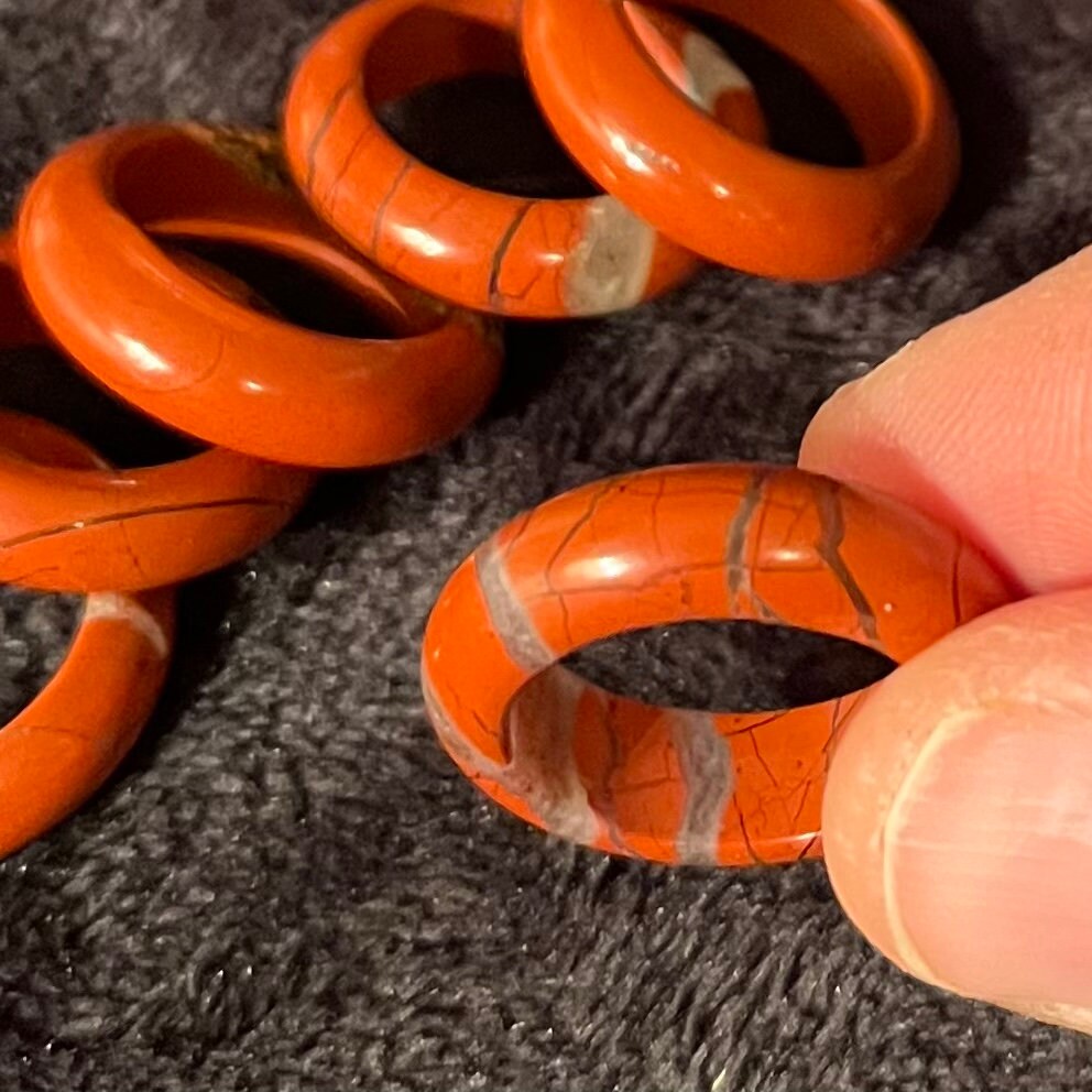 Red Jasper Ring Size 8  RNG-0001