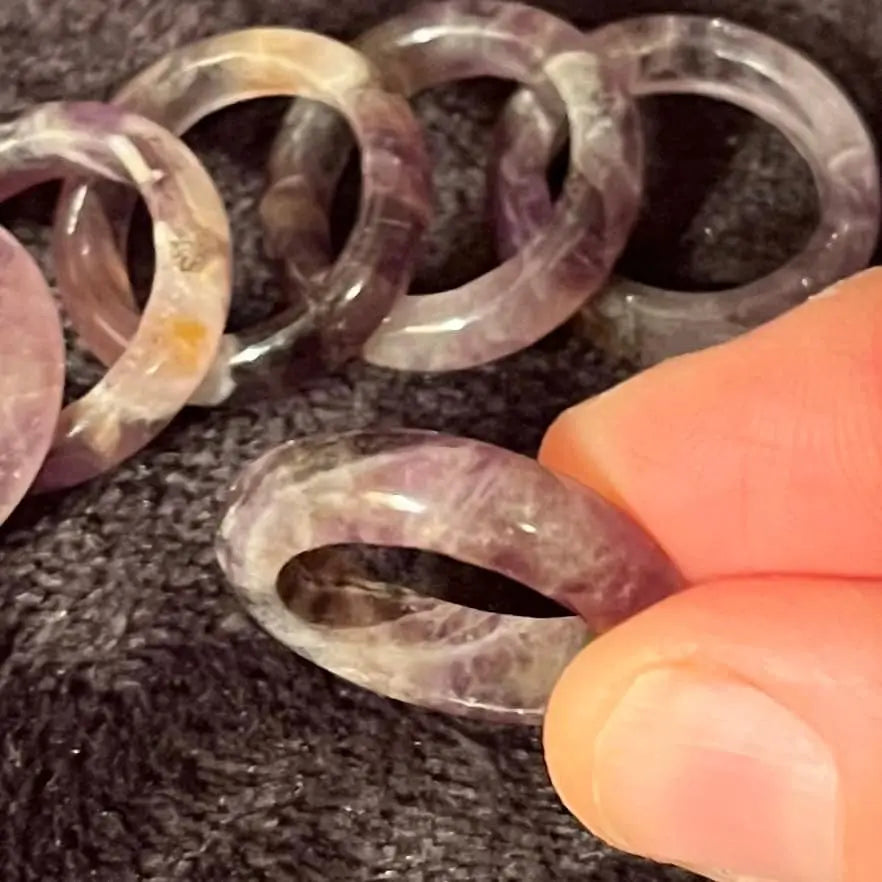 Dreamy Amethyst Ring Size 8  RNG-0012 Shop Wholesale Crystals