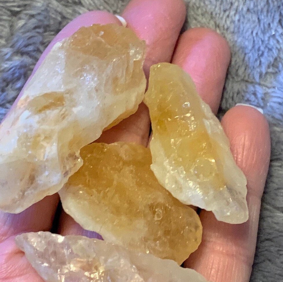 Citrine Raw, Crystal Point (Approx 2.5" - 3") 0729