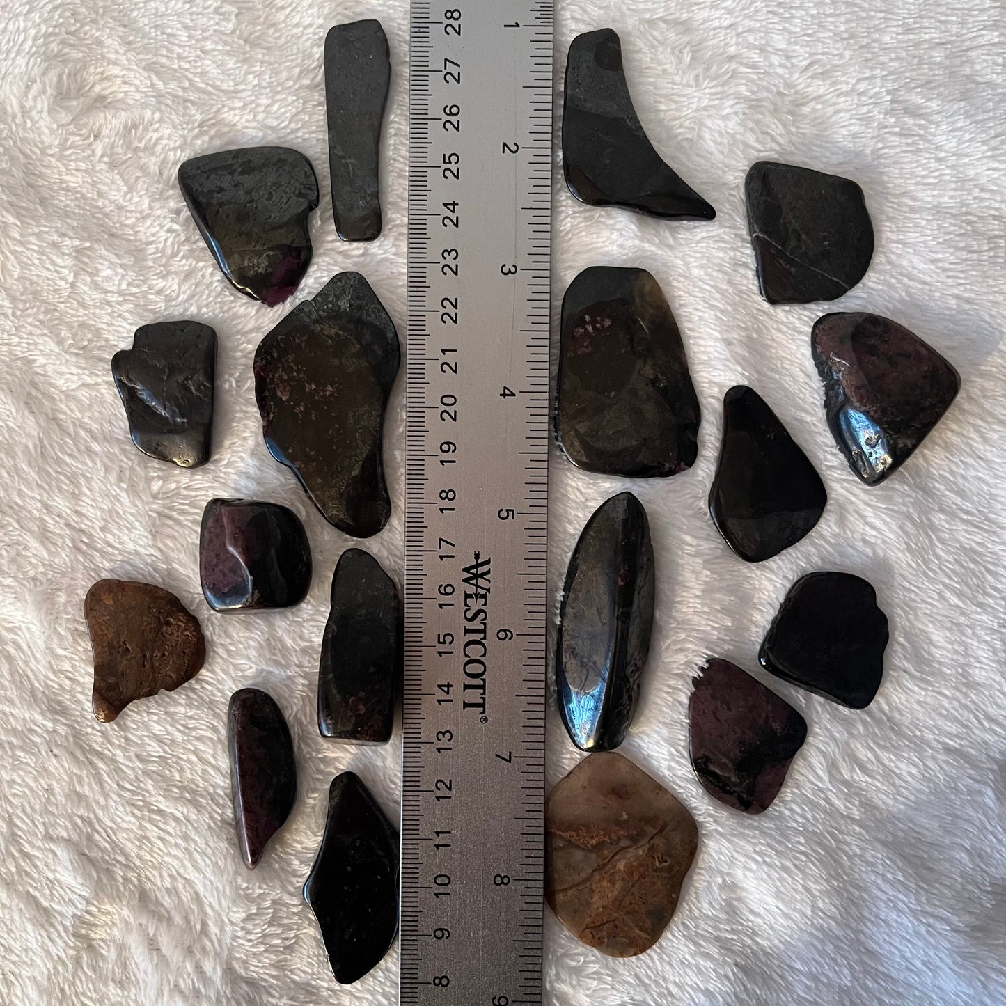 Black Sugilite Tumbled Stone (Approx. 1 1/8” - 1 3/4”) 0711