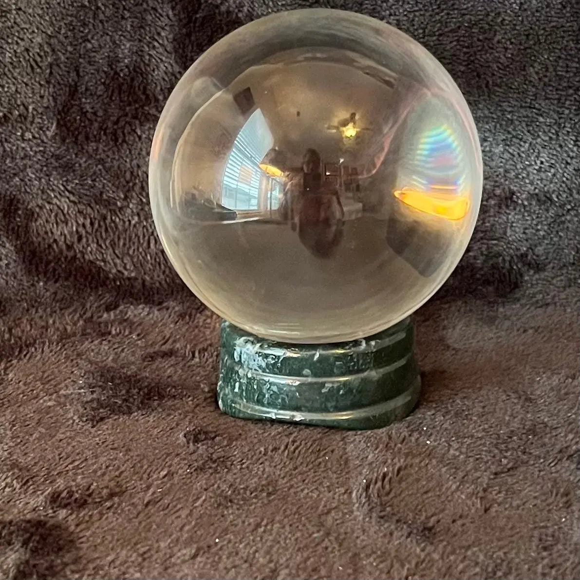 Moss Agate Sphere Stand (Approx 50mm) 1566 Shop Wholesale Crystals