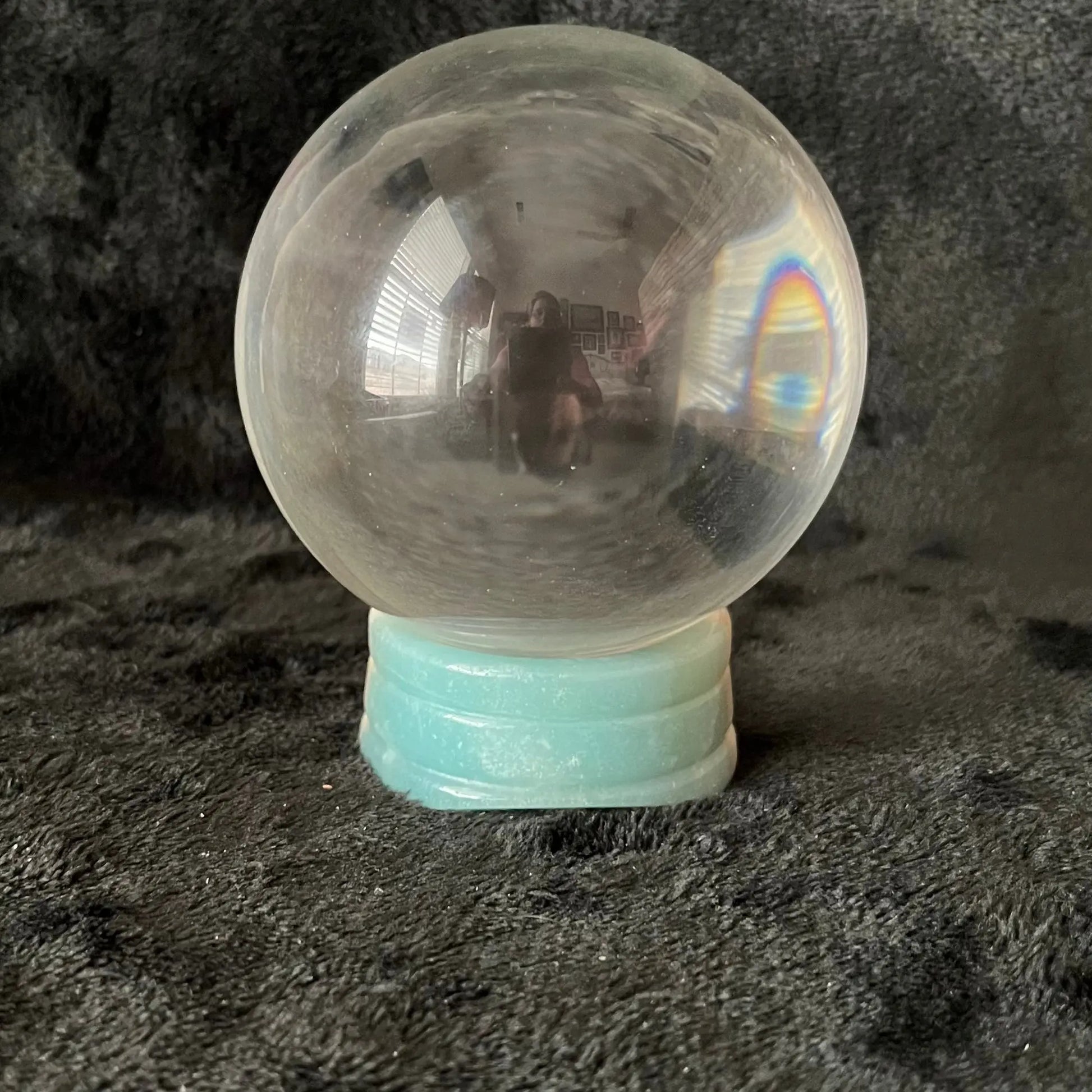 Amazonite Sphere Stand (Approx 50mm) 1564 Shop Wholesale Crystals