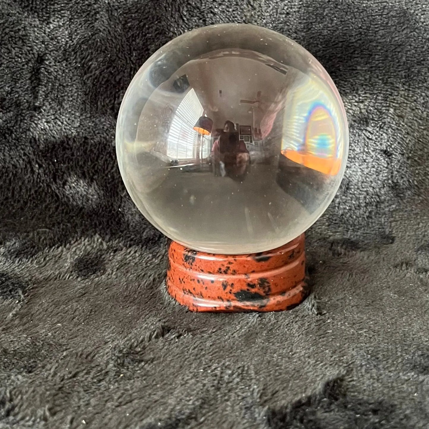 Mahogany Obsidian Sphere Stand (Approx 50mm) 1567 Shop Wholesale Crystals