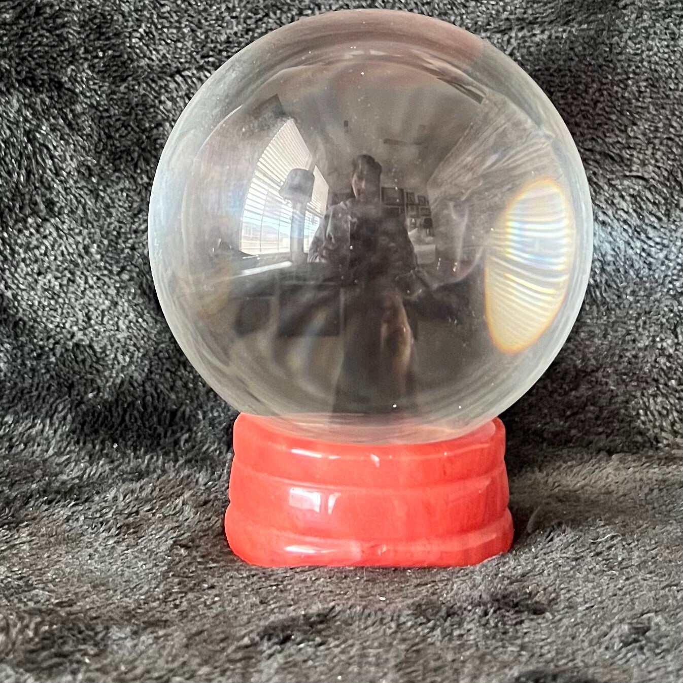 Cherry Quartz Sphere Stand (Approx 50mm) 1554