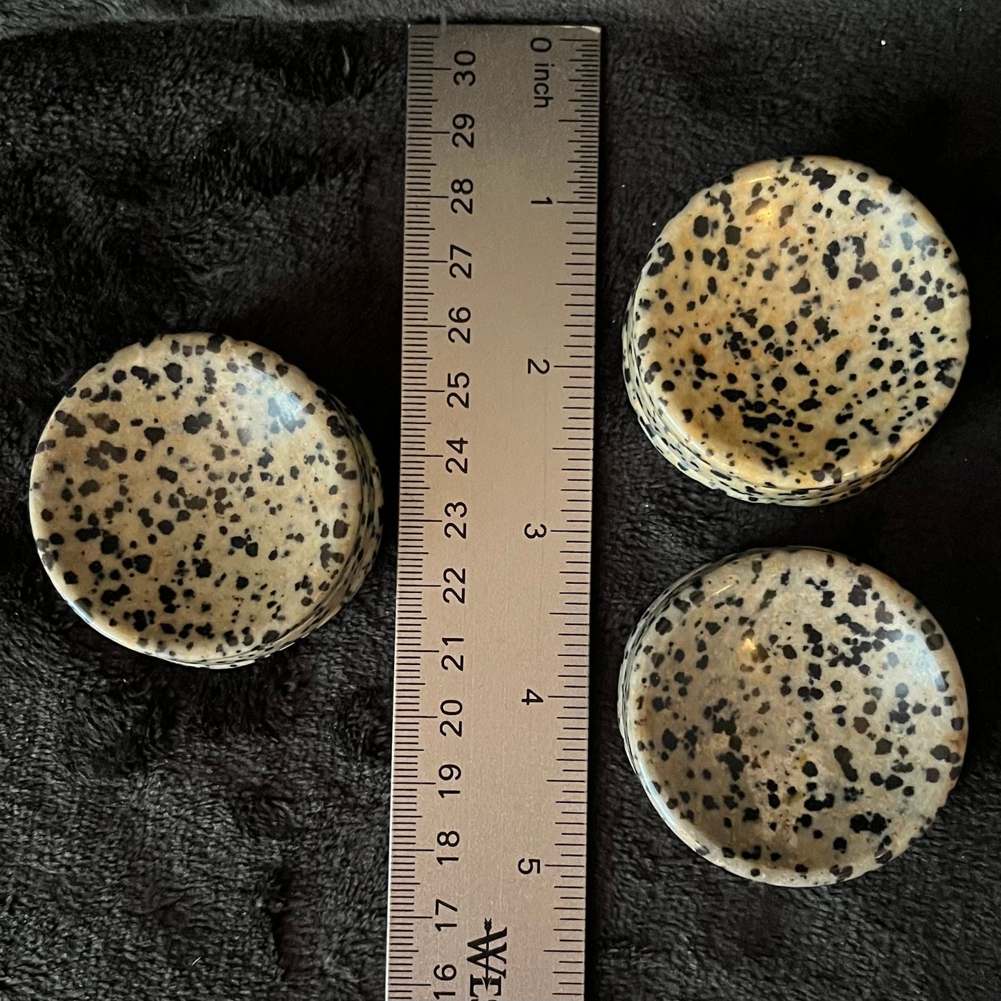 Dalmatian Jasper Sphere Stand (Approx 50mm) 1561