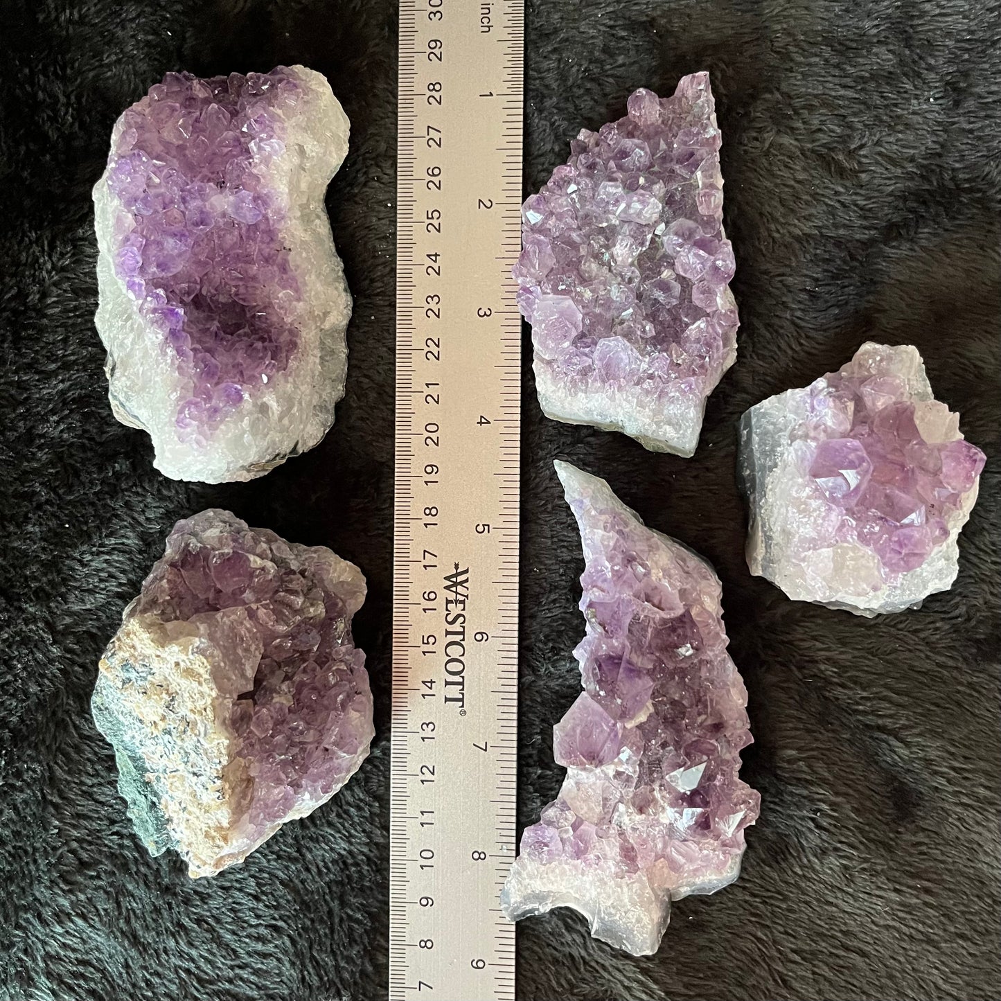 Amethyst Crystal Cluster, 1 pound lot, WC-0022