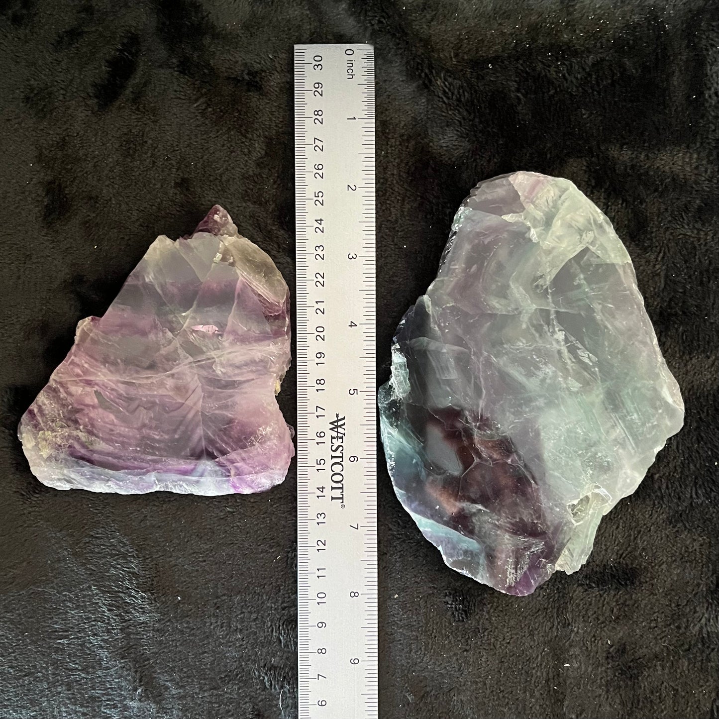 Rainbow Fluorite Slab, B Grade, 1 Pound Lot WF-0002